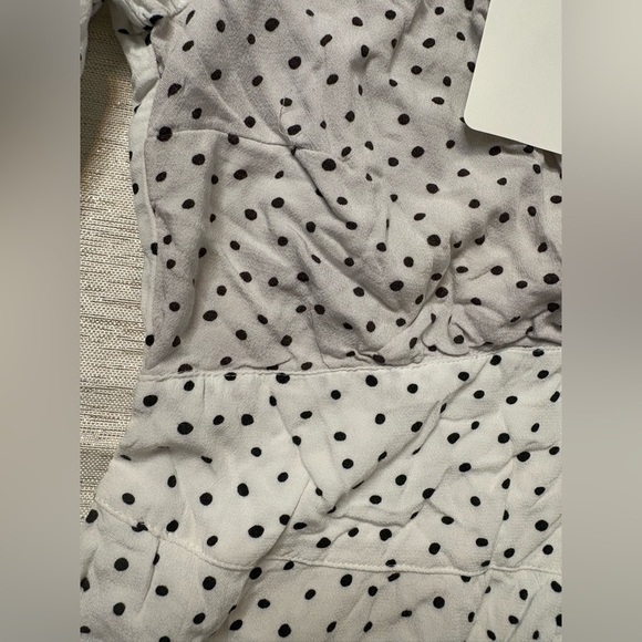 Abercrombie & Fitch Dress Size S Women’s Long Sleeve High Neck Polka Dot Mini - Picture 4 of 8